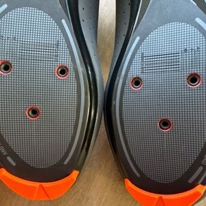 Stylish Black and Orange Boat Shoes